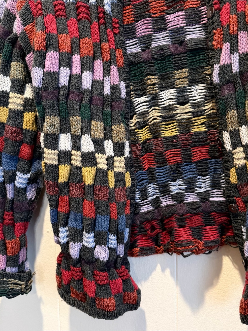 Talbots patchwork knit sweater - Picture 6 of 13